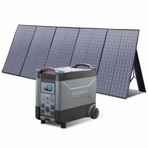 ALLPOWERS 4000W Solar Generator (R4000 + SP037 400W  Solar Panel)