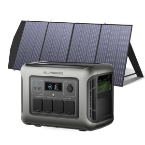 ALLPOWERS R1500 LITE | 1000Wh Portable Power Station R1500 LITE+SP033 200W Solar Panel