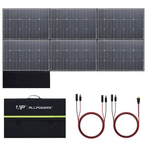 ALLPOWERS SP039 Monocrystalline Portable Solar Panel 600W, Power Tools