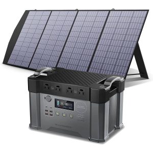 ALLPOWERS Solar Generator Kit 2000W Power Station 200W Solar Panel