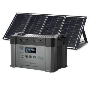 ALLPOWERS Solar Generator Kit 2400W Power Station 200W Solar Panel