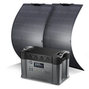 ALLPOWERS Solar Generator Kit 2400W (S2000 Pro + SF100 100W Flexible Solar Panel)