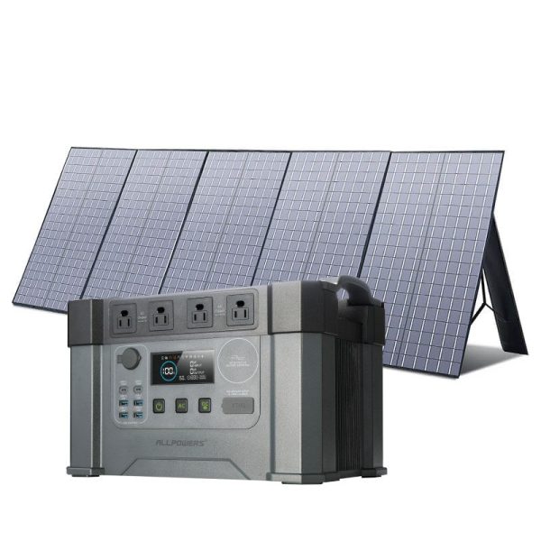 ALLPOWERS Solar Generator Kit 2400W (S2000 Pro + SP037 400W Solar Panel)