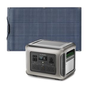 ALLPOWERS Solar Generator Kit 2500W (R2500 + SF100 100W Flexible Solar Panel)