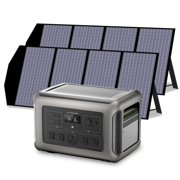 ALLPOWERS Solar Generator Kit 3200W Power Station 140W Solar Panel