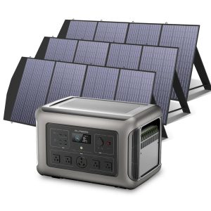 ALLPOWERS Solar Generator Kit 3200W Power Station 200W Solar Panel