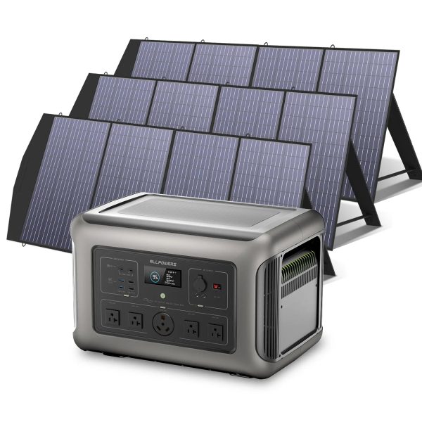 ALLPOWERS Solar Generator Kit 3200W Power Station 200W Solar Panel