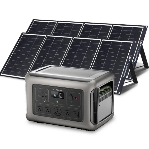ALLPOWERS Solar Generator Kit 3200W Power Station 200W Solar Panel