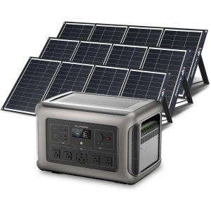 ALLPOWERS Solar Generator Kit 3200W Power Station 200W Solar Panel