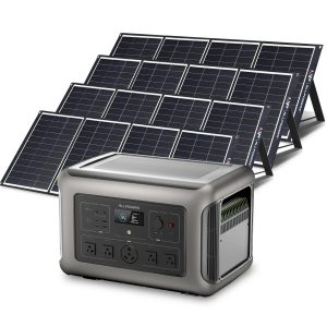 ALLPOWERS Solar Generator Kit 3200W Power Station 200W Solar Panel