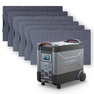 ALLPOWERS Solar Generator Kit 3600W (R4000 + SF200 200W Flexible Solar Panel), Power Tools