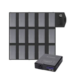 Allpowers Solar Generator Kit 200W Portable Power Bank 100W Solar Panel