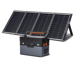 Solar Generator Kit 1500W Portable Power Station 200W Solar Panel