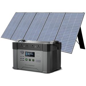 Solar Generator Kit 2000W Portable Power Station 400W Solar Panel