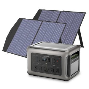Solar Generator Kit 3200W Power Station 100W Solar Panel
