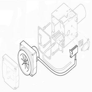 Eberspacher D9W/HYD10 Combustion Air Motor 24v