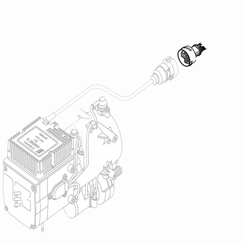 Eberspacher Round Heater Plug kit D8LC HYD10