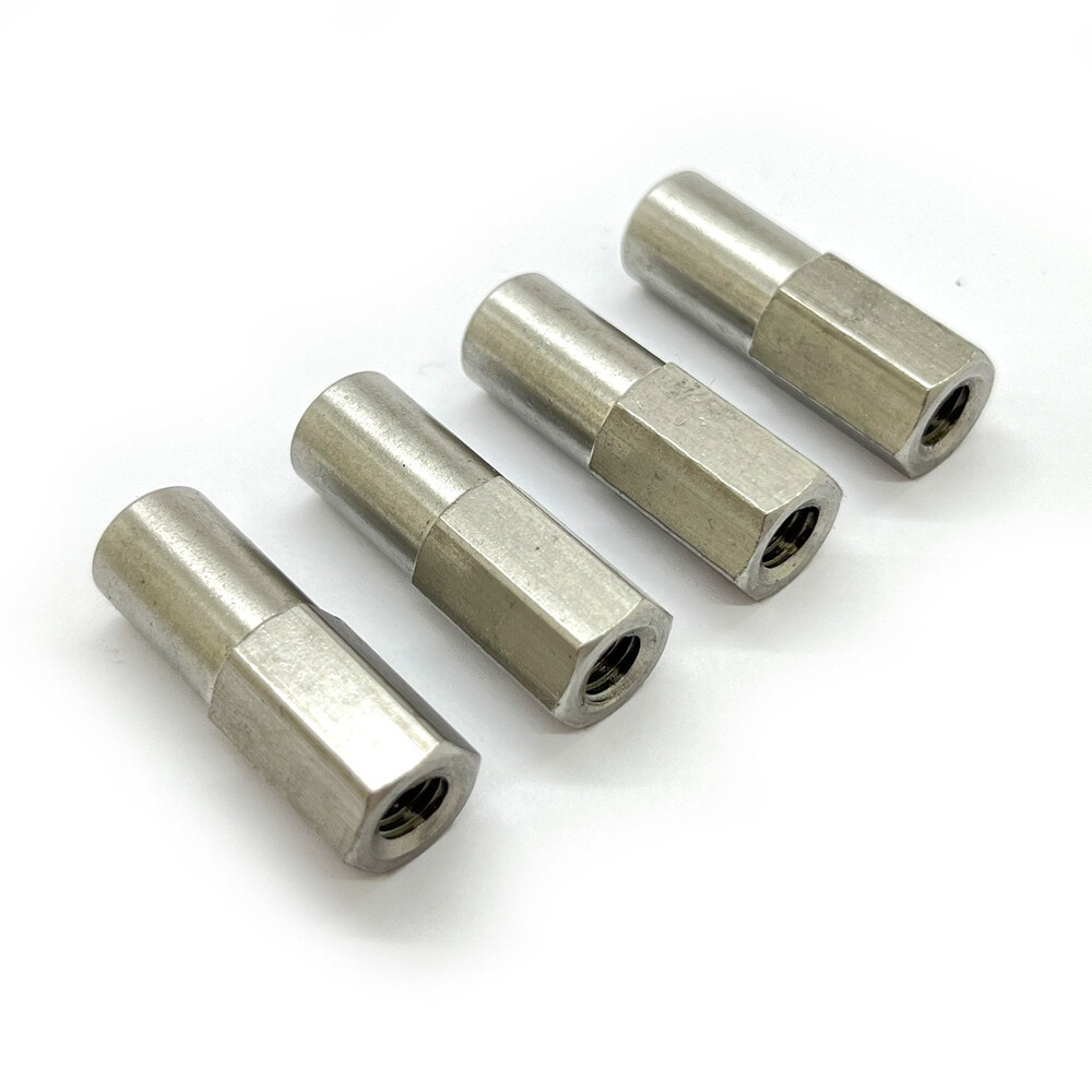 Eberspacher Webasto Heater Turret Mount Stud Stainless Steel Fixing Nut M6 x 30mm Barrel - Set of 4