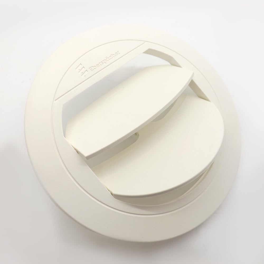 Eberspacher heater air outlet fascia white 90 or 75mm ducting | 221000010077