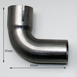 Eberspacher or Webasto Exhaust Elbow 24mm ID | 252481800202