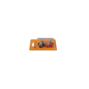 Victron Dual Terminal Stud M8-linked set (1 red/1 black
