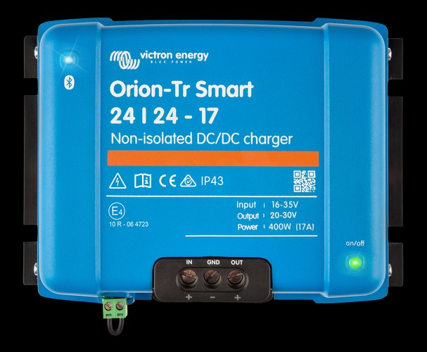 Victron Orion-Tr Smart 24/24-17A (400W) Non-isolated DC-DC charger