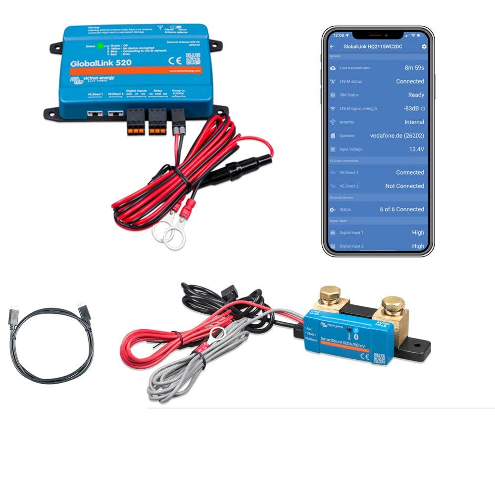 Victron Remote Monitoring Anytime Anywhere Kit with GlobalLink520 | ASS030543020 | SHU067150050, Car Parts – offer, price and specs