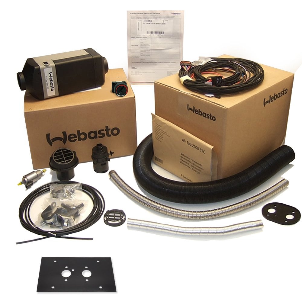 Webasto Air top Heater 2000 STC Petrol Gasoline Kit 12v with Rotary Rheostat - 4114674A