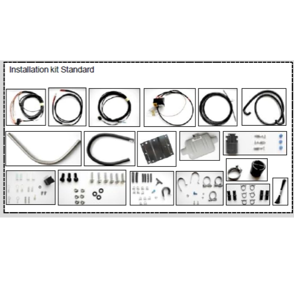 Webasto Installation Kit For Thermo Pro 90 24v Water Heater